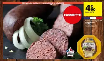 Carrefour Market Boudin Noir Aux Oignons Le Père Benoit offre