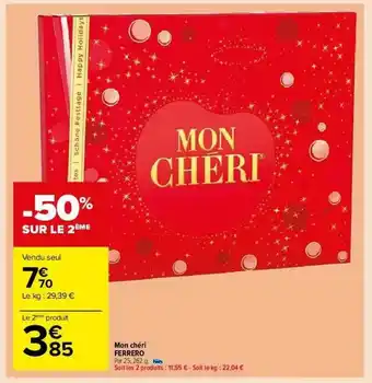 Carrefour Market Mon Chéri Ferrero offre