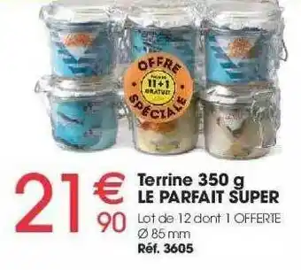 Brico Pro Terrine 350g Le Parfait Super offre