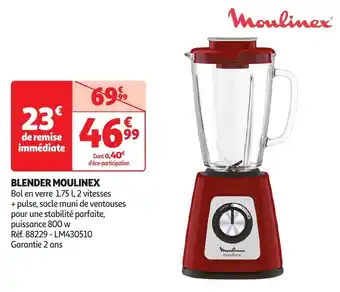 Auchan MOULINEX Blender offre