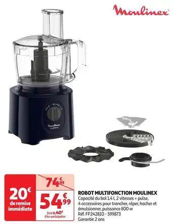 Auchan MOULINEX Robot multifonction offre