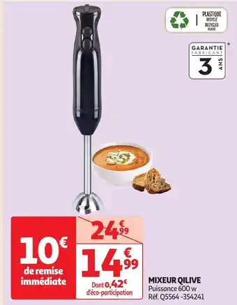 Auchan QILIVE Mixeur offre