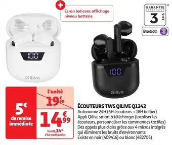 Auchan QILIVE Écouteurs tws q1342 offre