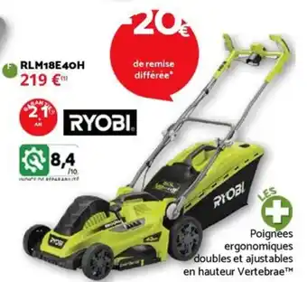 Bricomarché RYOBI Rlm18e40h offre