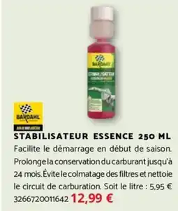 Bricomarché BARDAHL Stabilisateur essence offre