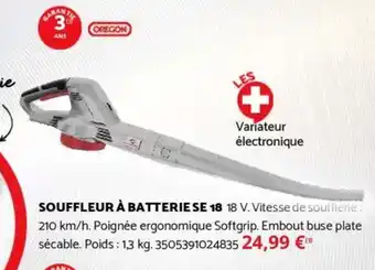 Bricomarché Souffleur à batterie se 18 offre