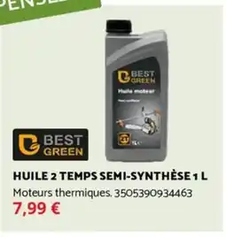 Bricomarché BEST GREEN Huile 2 temps semi-synthèse offre