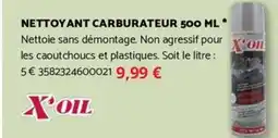 Bricomarché XOIL Nettoyant carburateur offre