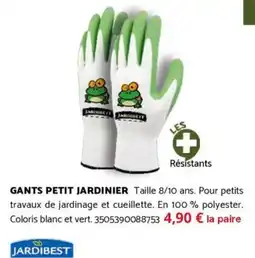 Bricomarché JARDIBEST Gants petit jardinier offre