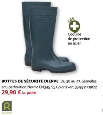 Bricomarché Bottes de sécurité dieppe offre