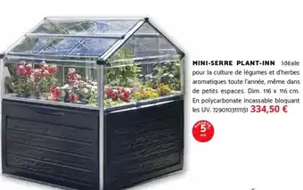 Bricomarché Mini-serre plant-inn offre