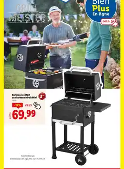 Lidl Barbecue confort au charbon de bois mini offre