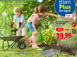 Lidl Brouette et outils de jardinage offre