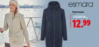 Lidl esmara Parka femme offre