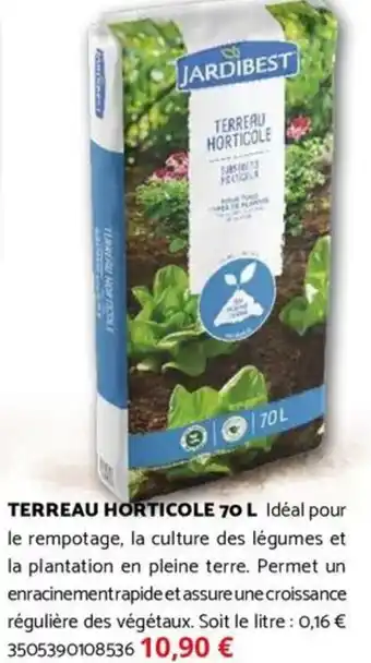 Bricomarché Terreau horticole offre