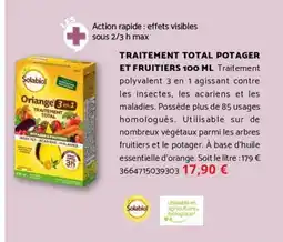 Bricomarché SOLABIOL Traitement total potager et fruitiers offre