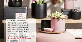 Bricomarché Cache-pot offre