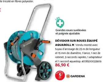 Bricomarché GARDENA Dévidoir sur roues équipé aquaroll m offre