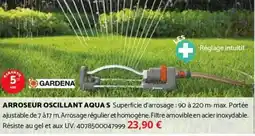 Bricomarché GARDENA Arroseur oscillant aqua s offre