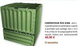 Bricomarché GARANTIA Composteur éco king offre