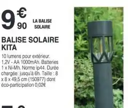 Chretien Matériaux Balise solaire kita offre