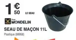 Chretien Matériaux MONDELIN Seau de maçon offre