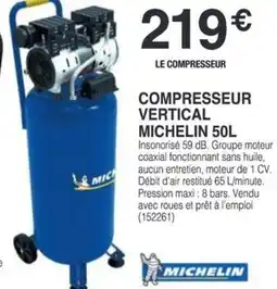 Chretien Matériaux MICHELIN Compresseur vertical michelin offre