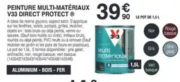 Chretien Matériaux Peinture multi-matériaux v33 direct protect offre