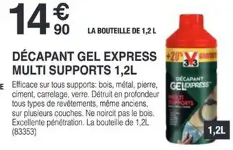 Chretien Matériaux Décapant gel express +20 multi supports offre