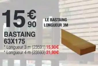 Chretien Matériaux Bastaing 63x175 offre