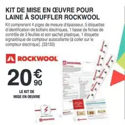 Chretien Matériaux ROCKWOOL Kit de mise en œuvre pour laine à souffler offre