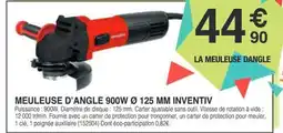 Chretien Matériaux Meuleuse d'angle 900w ø 125 mm inventiv offre