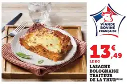 Super U Lasagne bolognaise traiteur de la thur offre