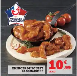 Super U Eminces de poulet basquaise offre