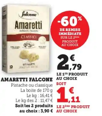Super U FALCONE Amaretti offre