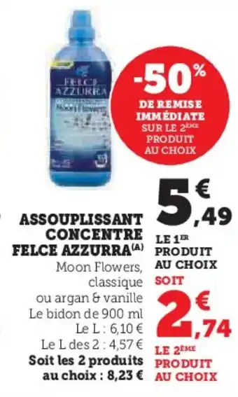 Super U FELCE AZZURRA Assouplissant concentre offre