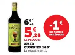 Super U AMER CUSENIER 14,8° offre