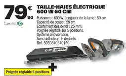 Brico Dépôt Taille-haies électrique offre