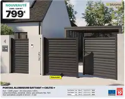 Brico Dépôt Portail aluminium battant celtis offre