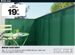 Brico Dépôt Brise-vue vert offre