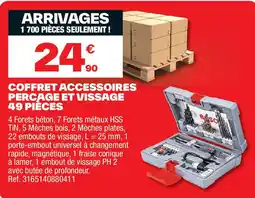 Brico Dépôt Coffret accessoires percage et vissage offre