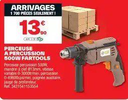 Brico Dépôt Percussion 500w fartools offre