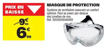 Brico Dépôt Masque de protection offre