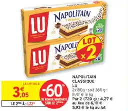 Intermarché Napolitain classique lu offre