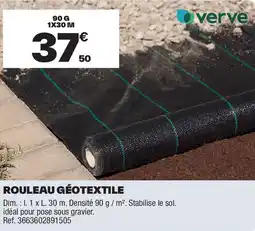 Brico Dépôt Rouleau géotextile offre