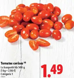 Lidl Tomates cerises offre