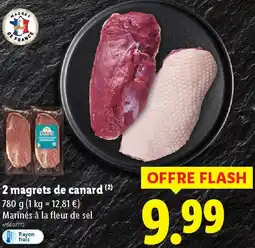 Lidl 2 magrets de canard offre