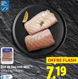 Lidl Dos de lieu noir MSC offre