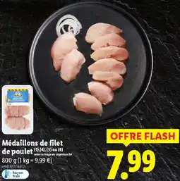 Lidl Médaillons de filet de poulet offre