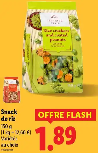 Lidl Snack de riz offre